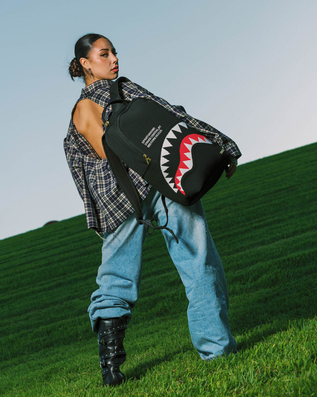 SPRAYGROUND SHARK CENTRAL AEROFLEX BACKPACK
