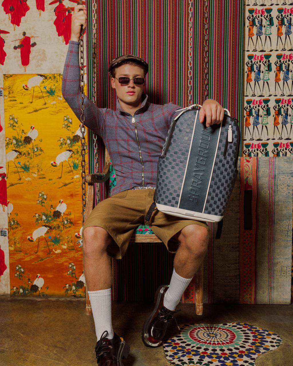 SPRAYGROUND OPTIX GRID BACKPACK
