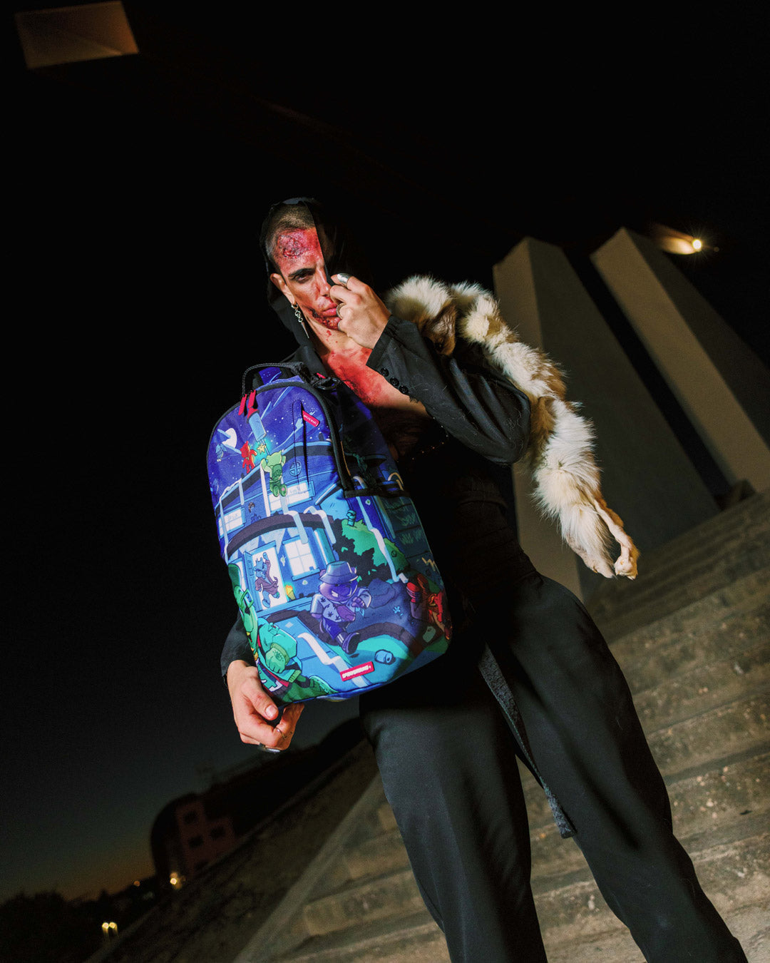 SPRAYGROUND MISFITS AND MISCHIEF BACKPACK