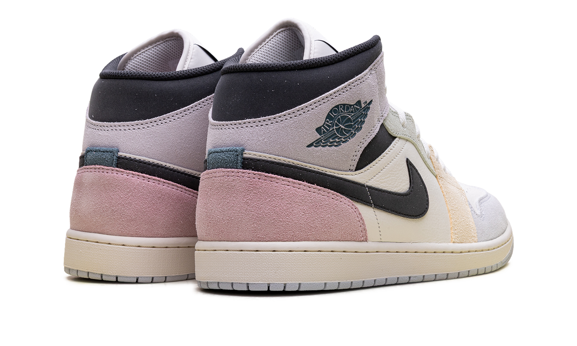 Air Jordan 1 Mid "Sail / Anthracite-Jade Aura-Iced Jade" IB7110 100