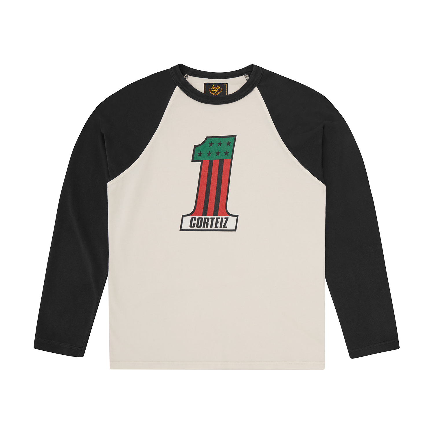 Corteiz NUMBER 1 RAGLAN LS [BLACK] CRTZRTW
