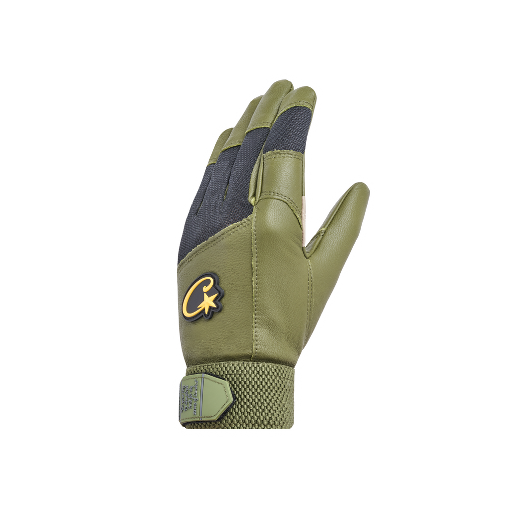 Corteiz LEATHER GLOVES [GUTTA GREEN] CRTZRTW