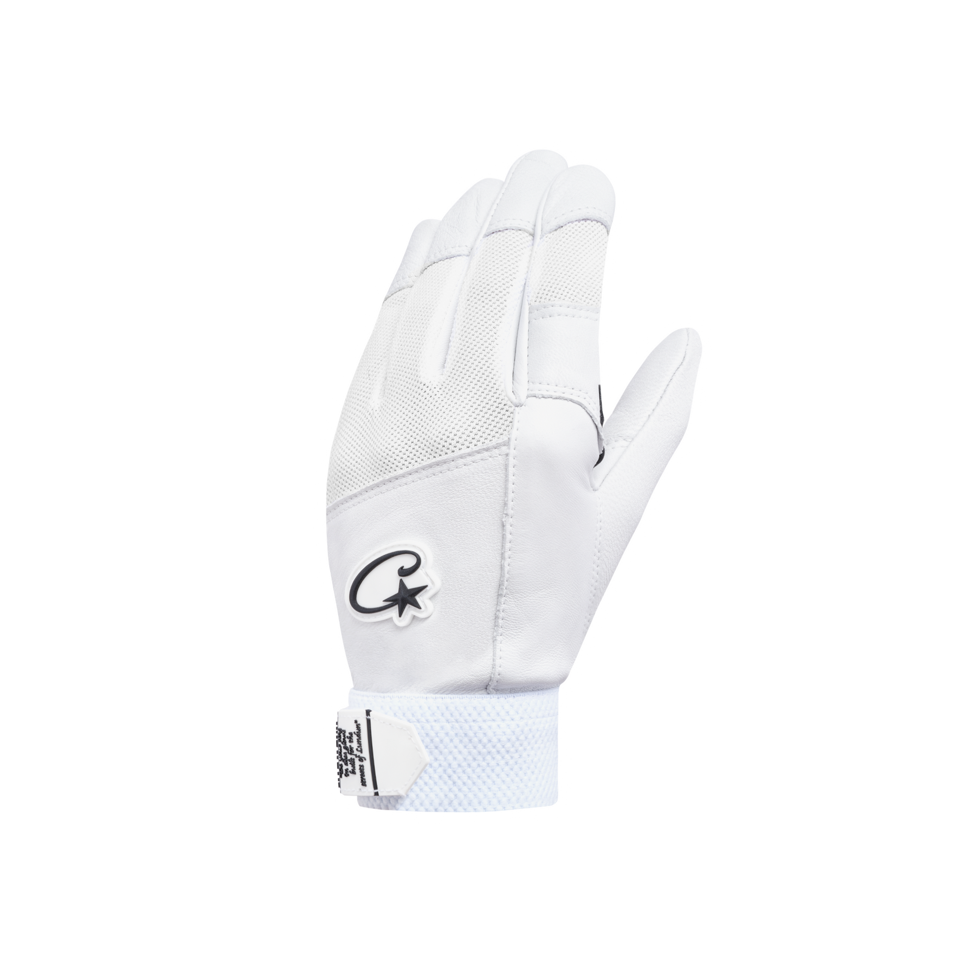 Corteiz LEATHER GLOVES [WHITE] CRTZRTW
