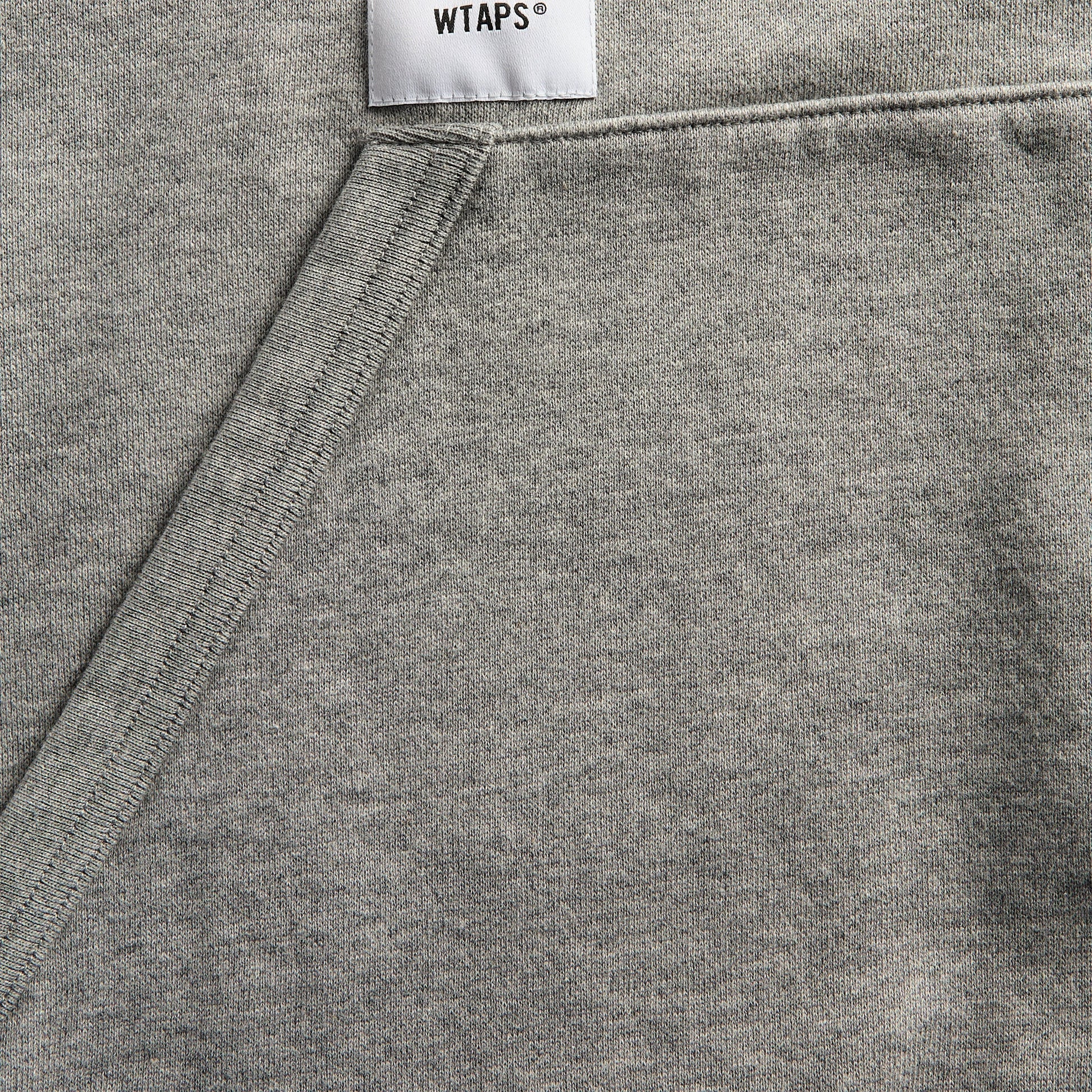 WTAPS Sign-YD Cotton Hoody - Ash Gray