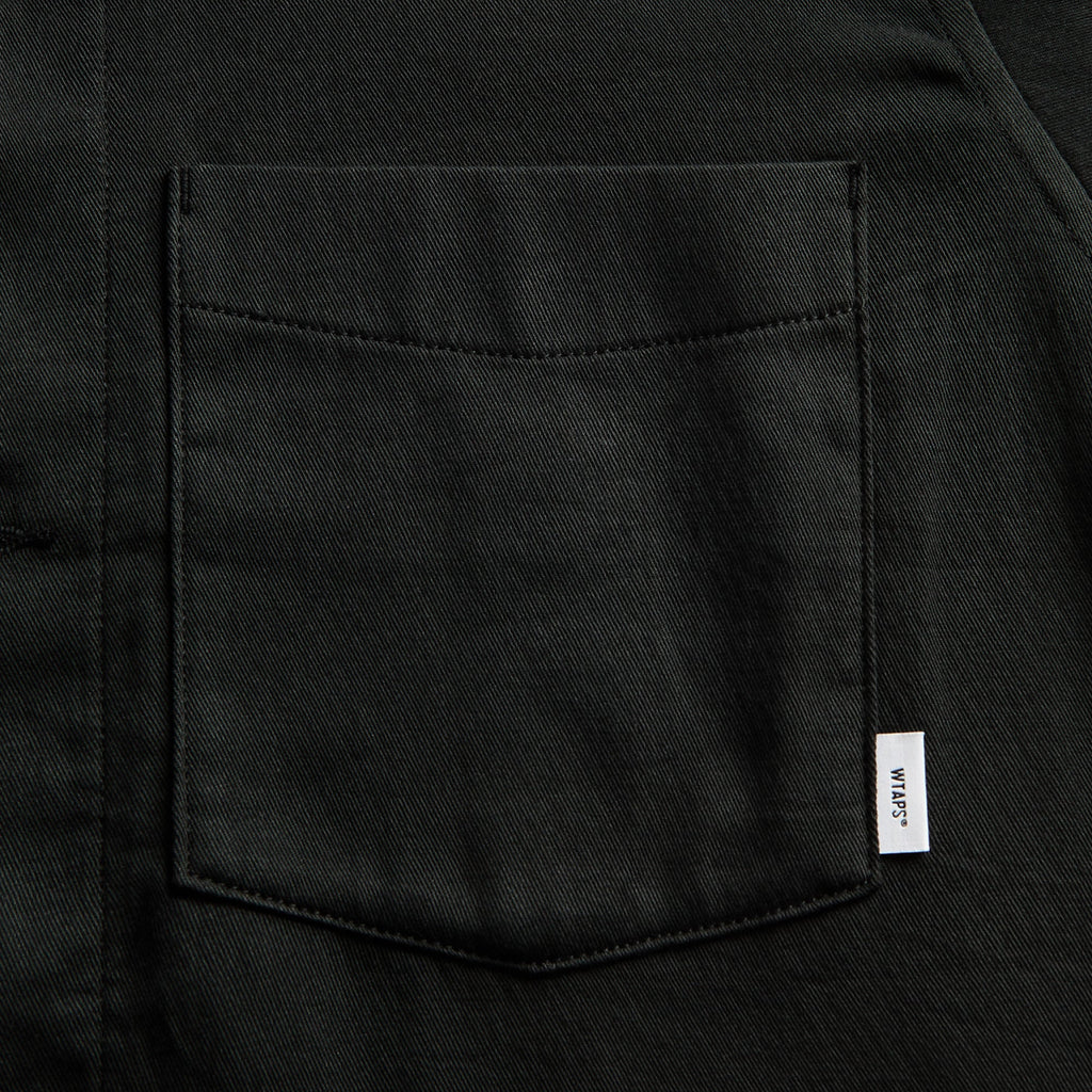 WTAPS CBW Cotton Twill Long Sleeve Shirt - Black