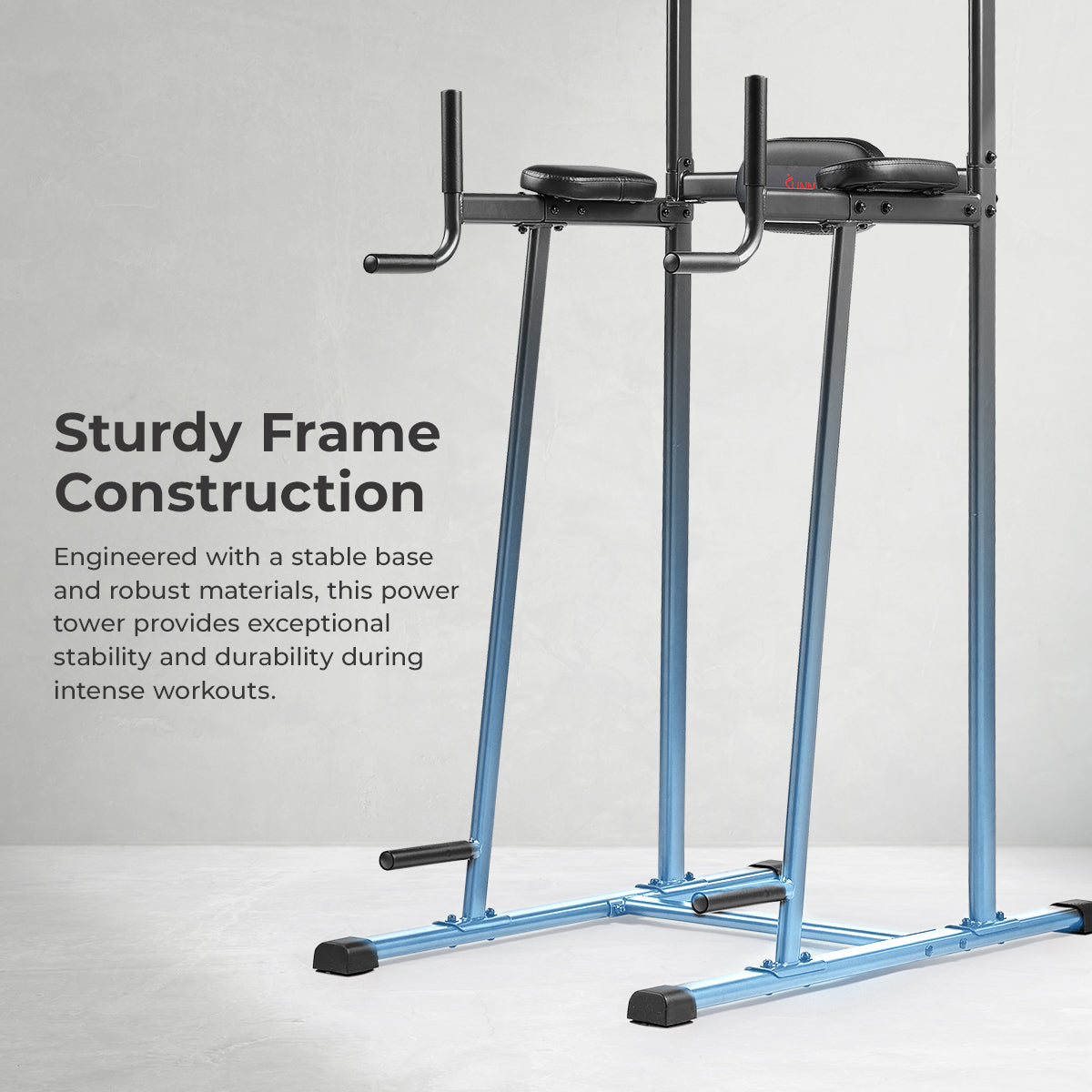 Sunny Health & Fitness Multi-Function Power Tower with Dip Station and Pull Up Bar