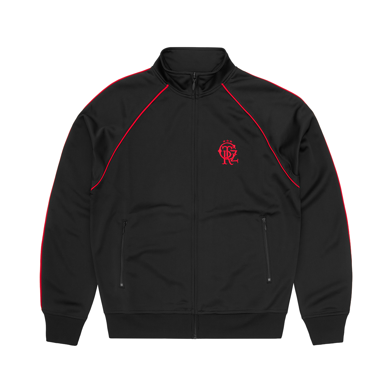Corteiz 3 STAR CREST TRACK JACKET [BLACK] CRTZRTW
