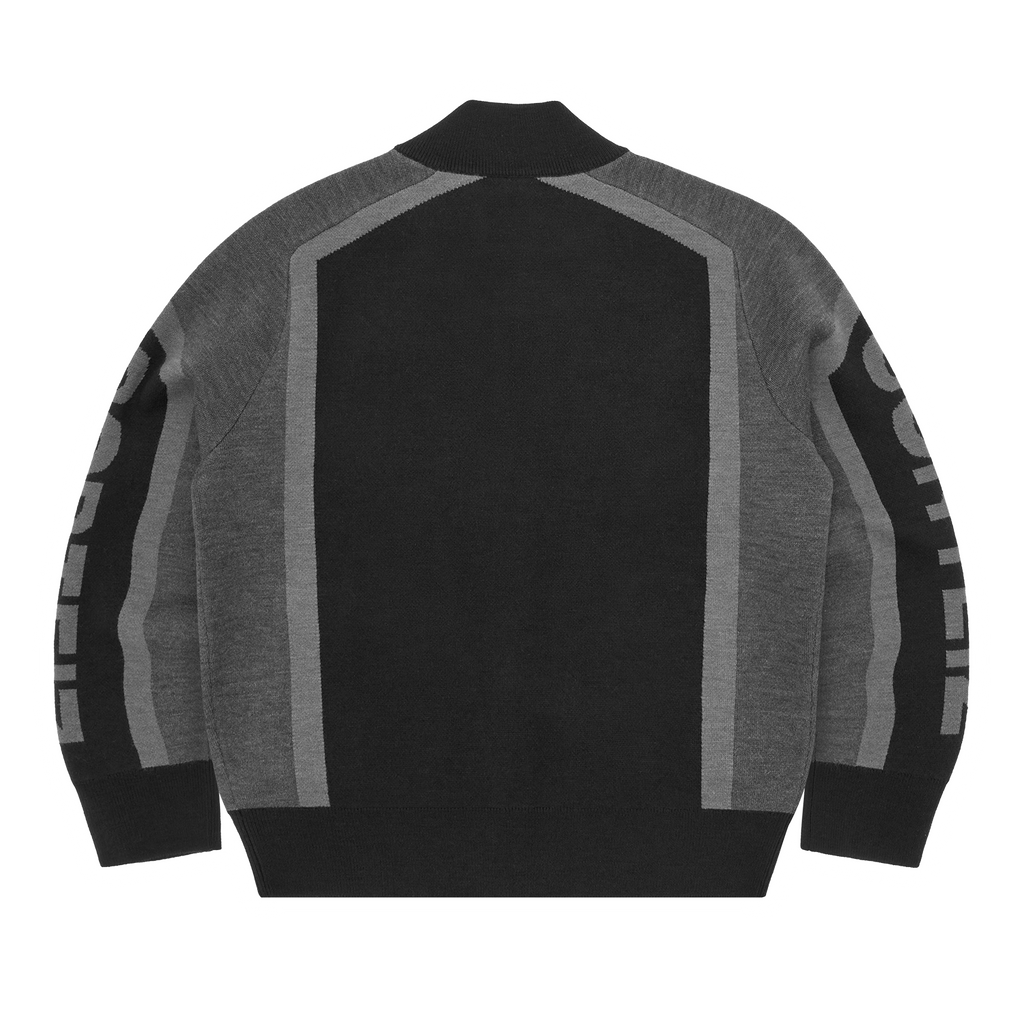 Corteiz PRECISION KNIT ZIP UP [BLACK] CRTZRTW