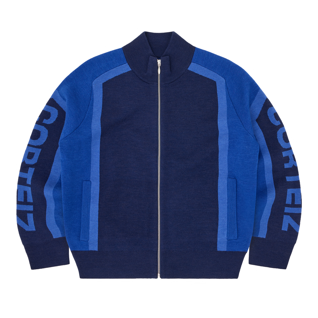 Corteiz PRECISION KNIT ZIP UP [NAVY] CRTZRTW