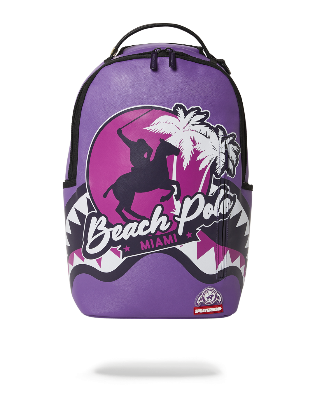 SPRAYGROUND MIAMI BEACH POLO COLLAB BACKPACK (DLXV-PURPLE)