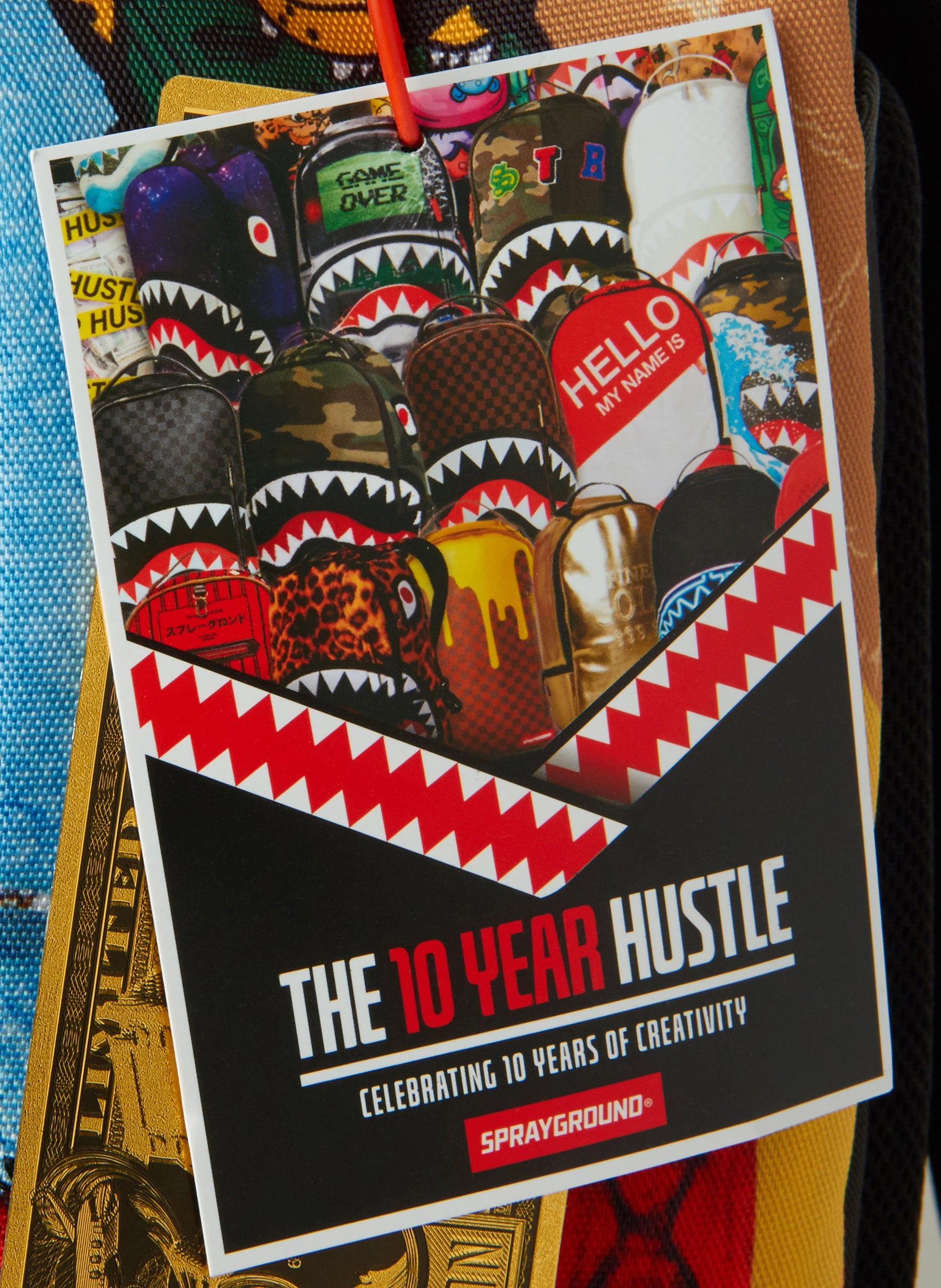 SPRAYGROUND THE 10 YEAR HUSTLE BACKPACK. MYSTERY BOX. NUMBERED 1 OF 100