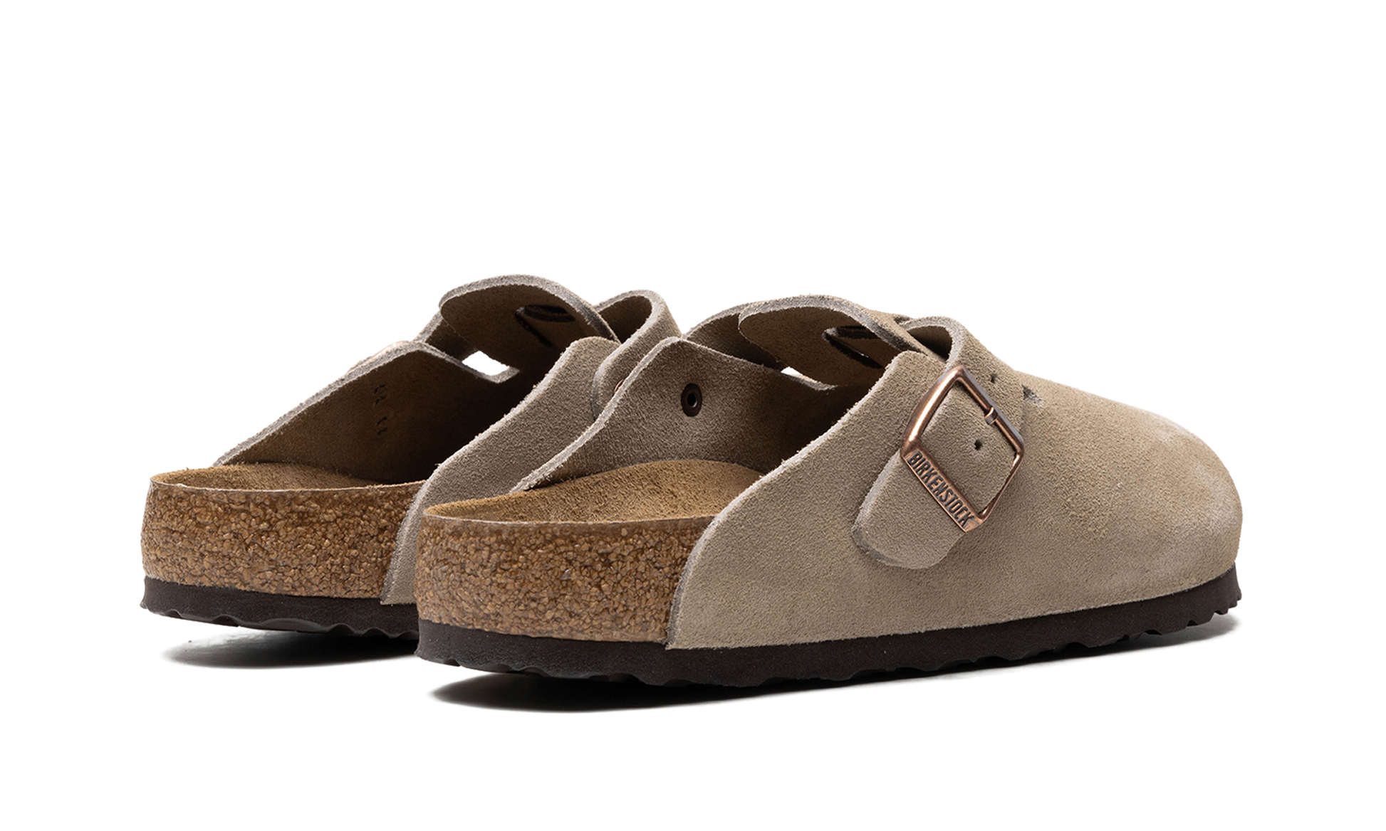 Boston Soft Footbed "Suede Taupe" 560771