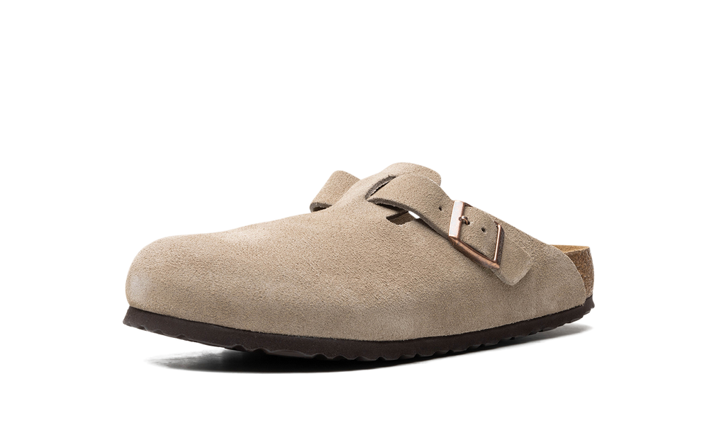 Boston Soft Footbed "Suede Taupe" 560771