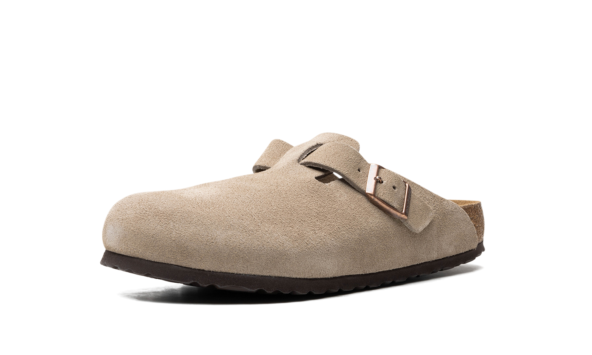 Boston Soft Footbed "Suede Taupe" 560771