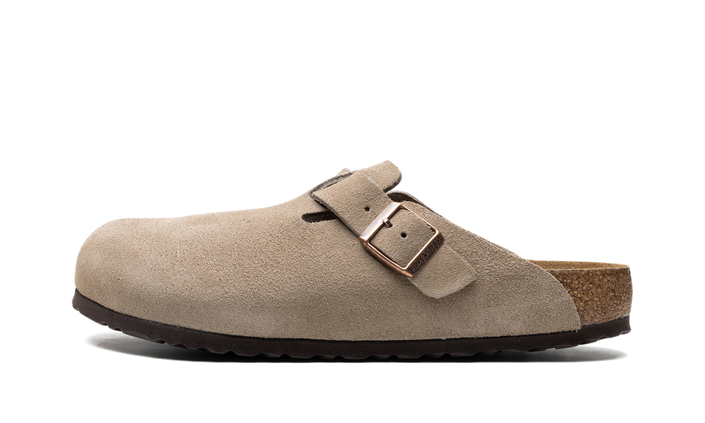 Boston Soft Footbed "Suede Taupe" 560771