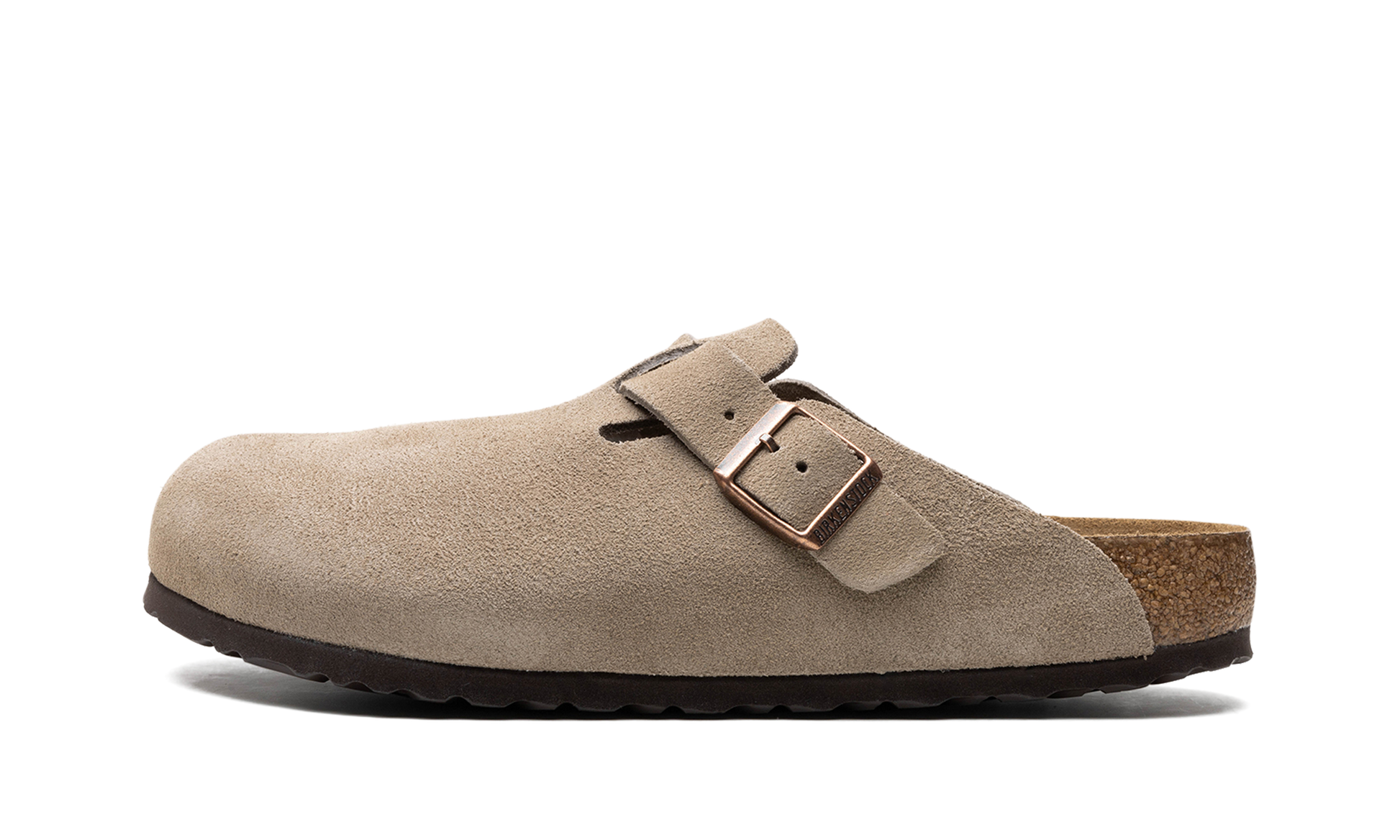 Boston Soft Footbed "Suede Taupe" 560771