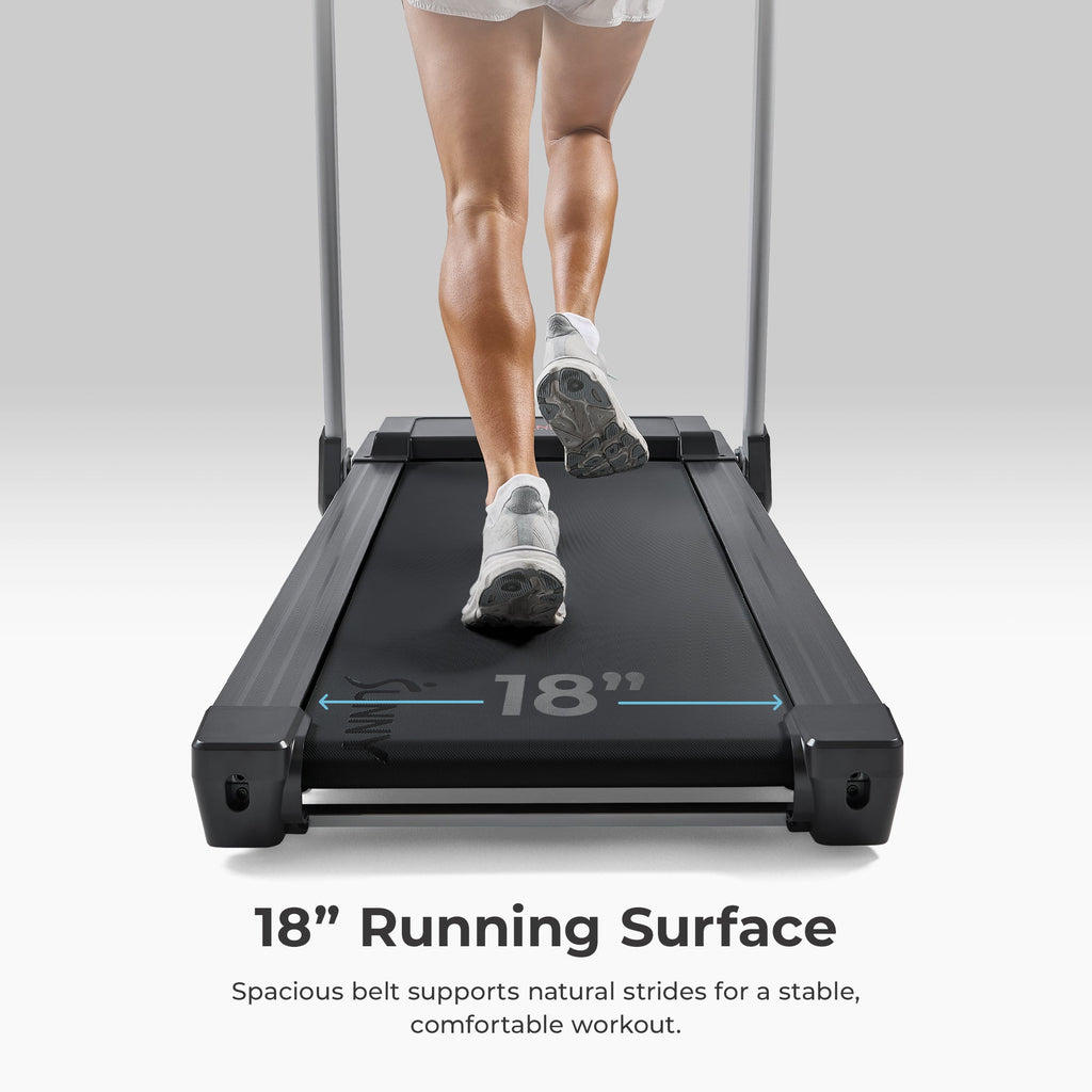 Sunny Health & Fitness Pace 500 Smart Auto Incline Treadmill with Wi-Fi Connectivity