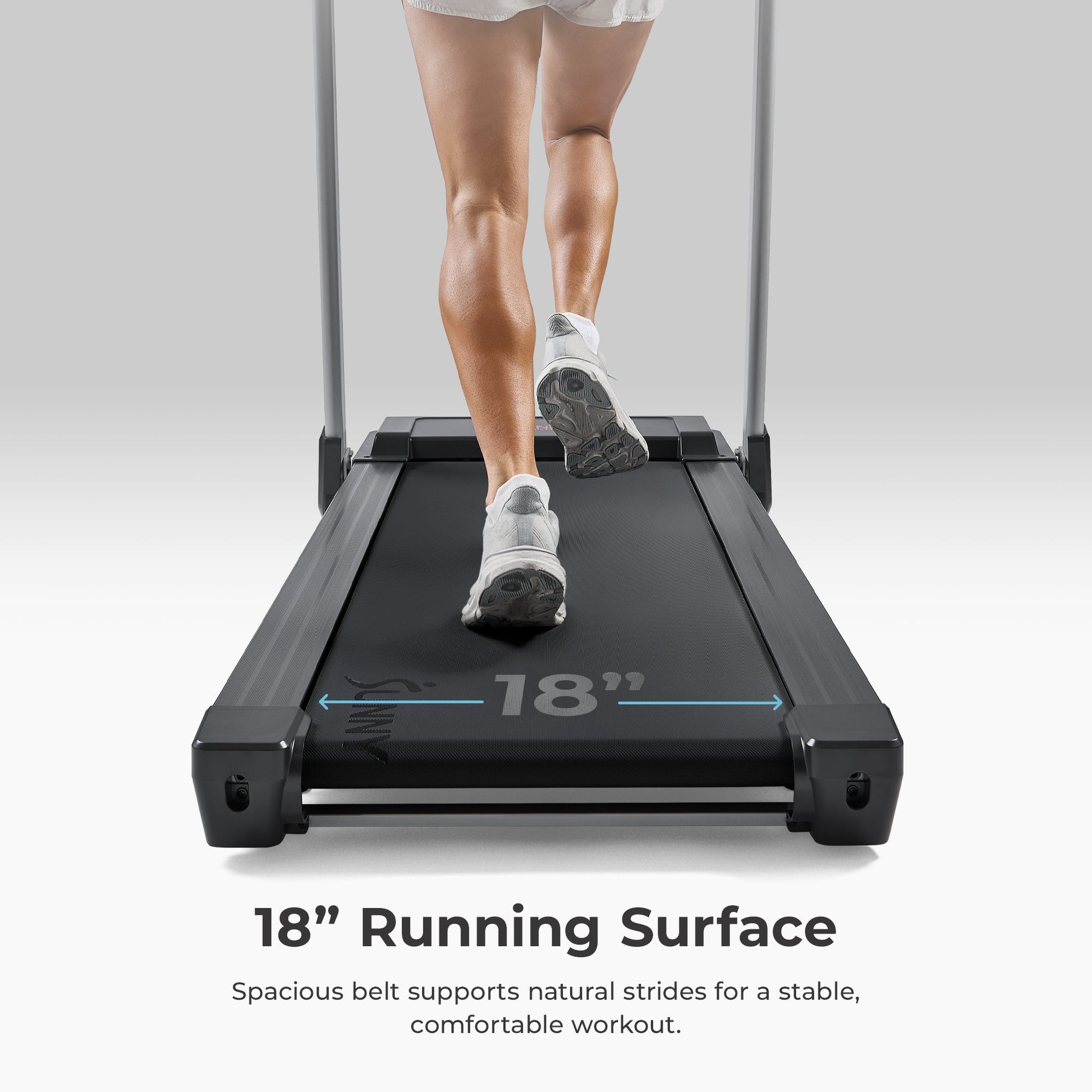 Sunny Health & Fitness Pace 500 Smart Auto Incline Treadmill with Wi-Fi Connectivity