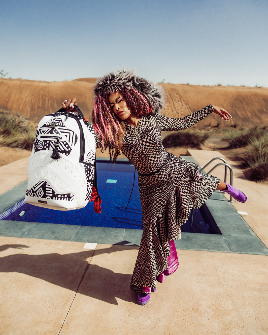 SPRAYGROUND A.I.8 AFRICAN INTELLIGENCE - ORIGIN STORY BACKPACK (DLXV)
