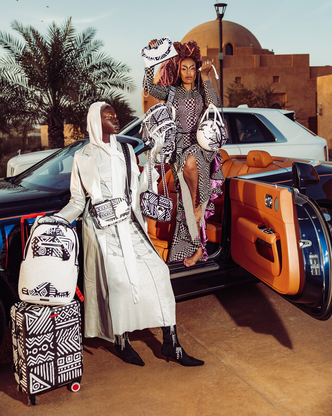 SPRAYGROUND A.I.8 AFRICAN INTELLIGENCE - ORIGIN STORY BACKPACK (DLXV)