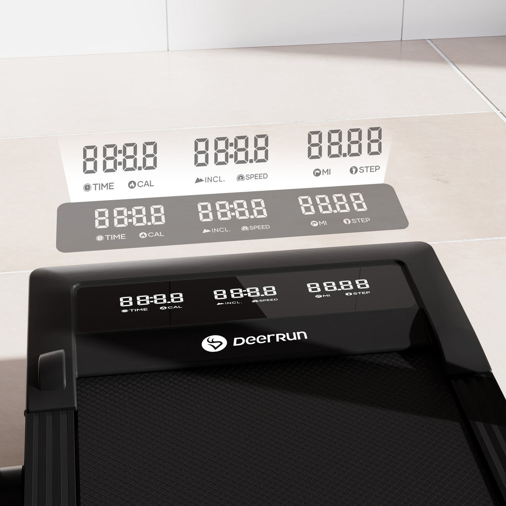 DeerRun Z10 Pro Muse Type 2 in 1 Foldable Treadmill with Remote Control, 12% Auto Incline
