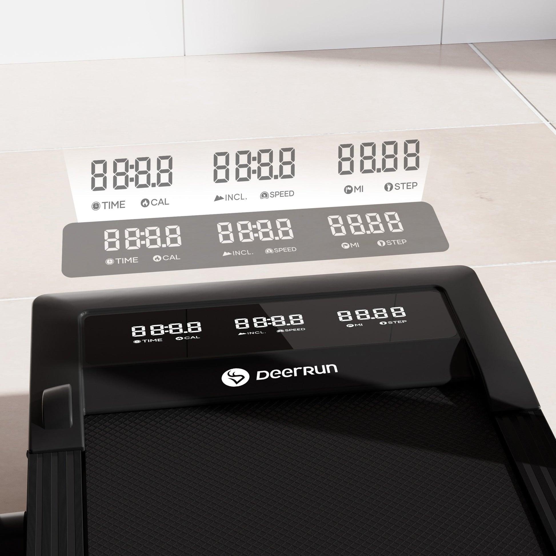 DeerRun Z10 Pro Muse Type 2 in 1 Foldable Treadmill with Remote Control, 12% Auto Incline