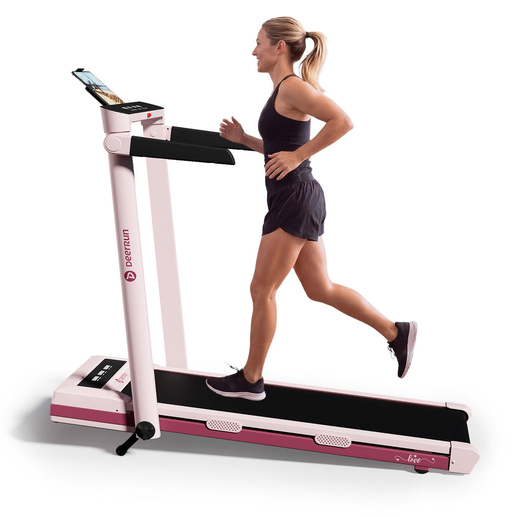 DeerRun Z10 Pro Rose Pink | 12% Auto Incline Treadmill