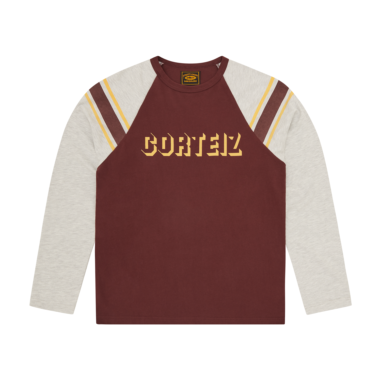 Corteiz 97 HEAVYWEIGHT RAGLAN LS [BURGUNDY] CRTZRTW