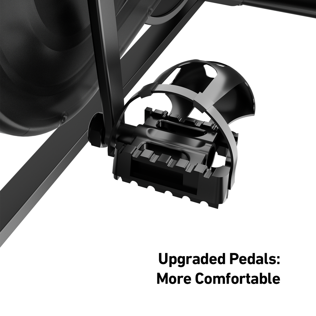 DeerRun S500 Pro King Size Indoor Exercise Bike for Tall Riders 32 Magnetic Adjustable Resistance, LED Screen