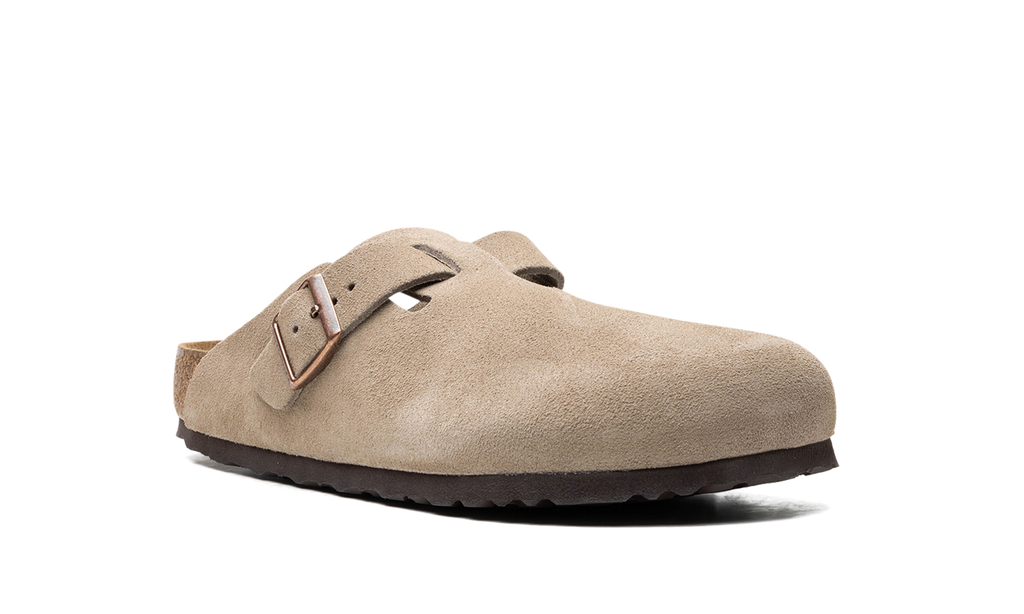 Boston Soft Footbed "Suede Taupe" 560771