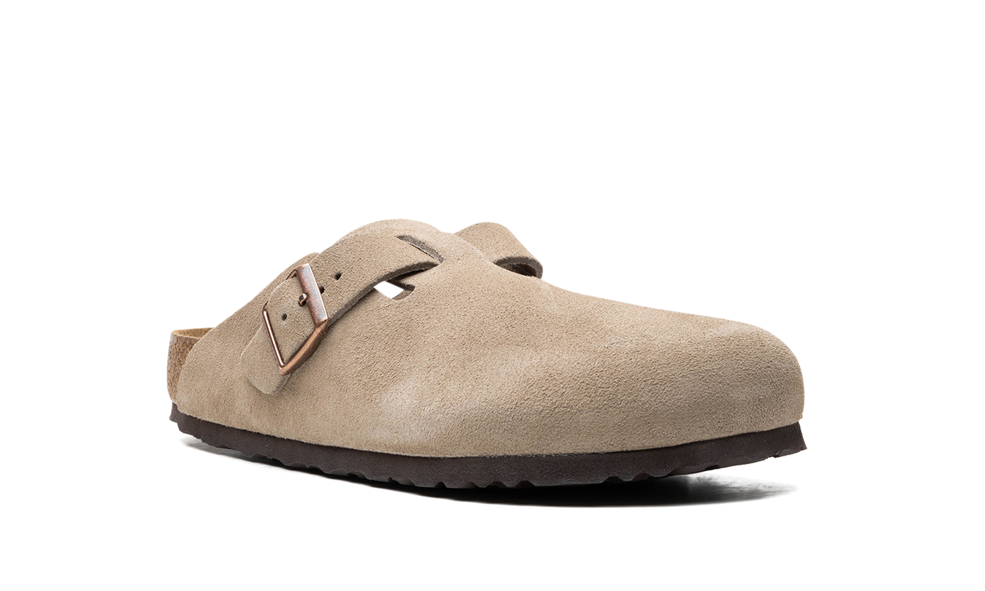 Boston Soft Footbed "Suede Taupe" 560771