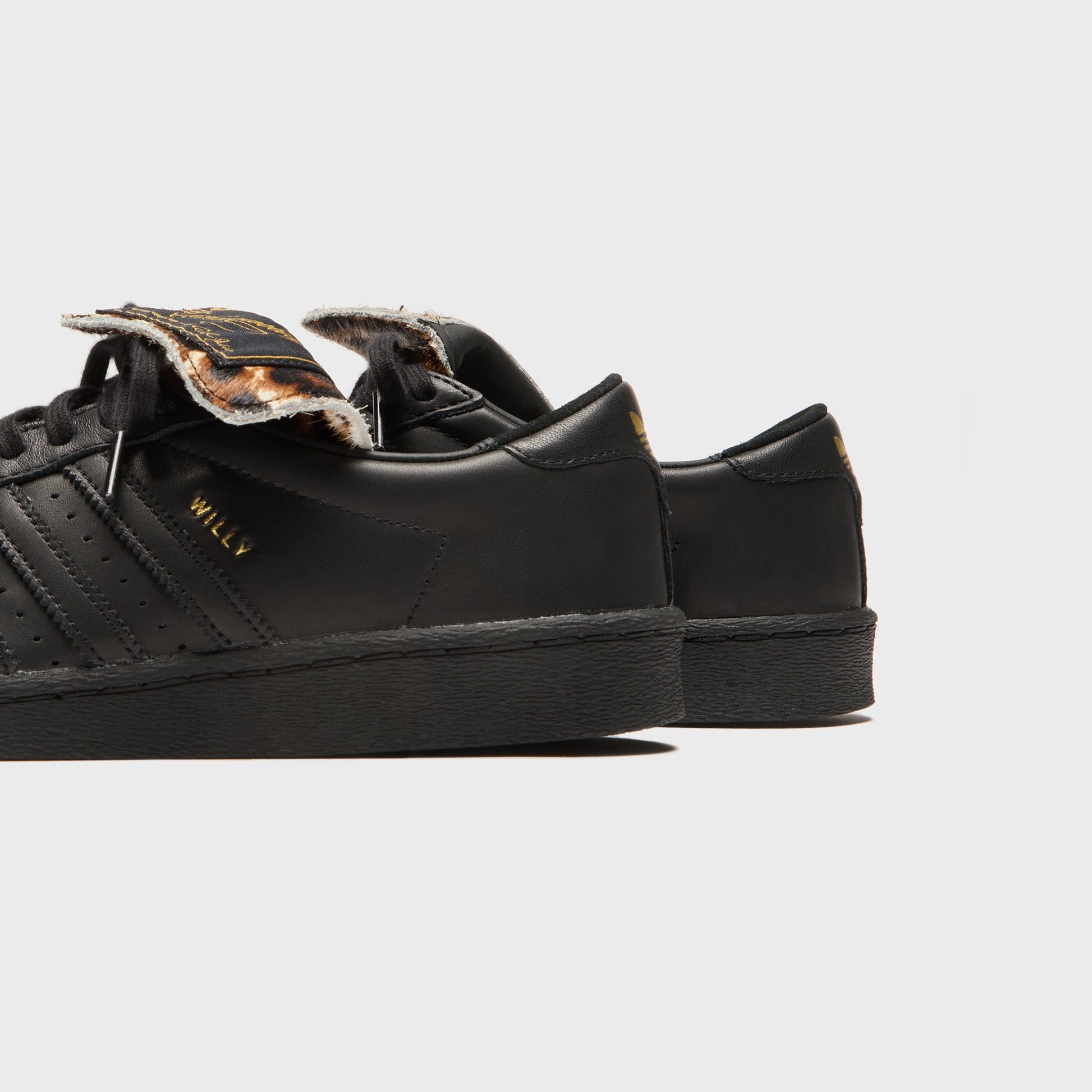 adidas x Willy Chavarria Jabbar Low - Core Black / Core Black / Leopard Print