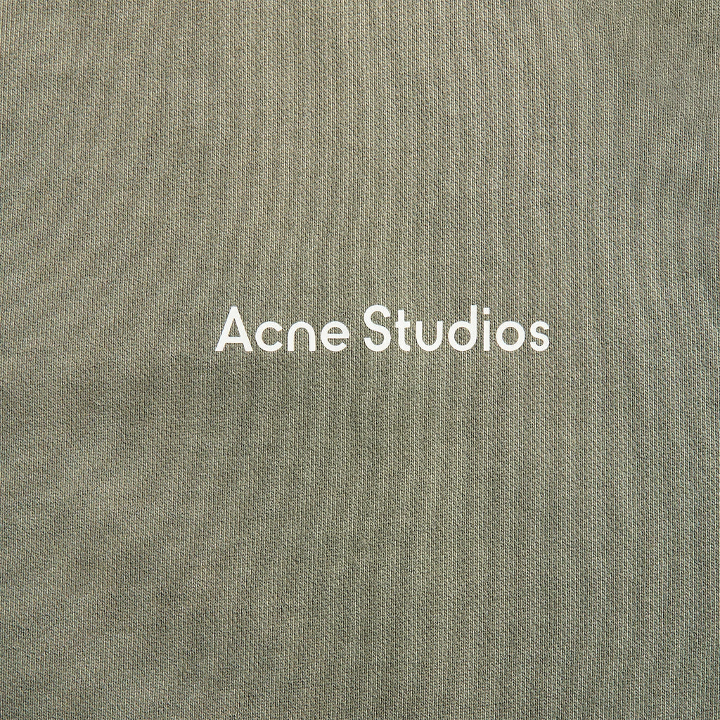 Acne Studios Mended Fleece Hoodie - Slate Grey