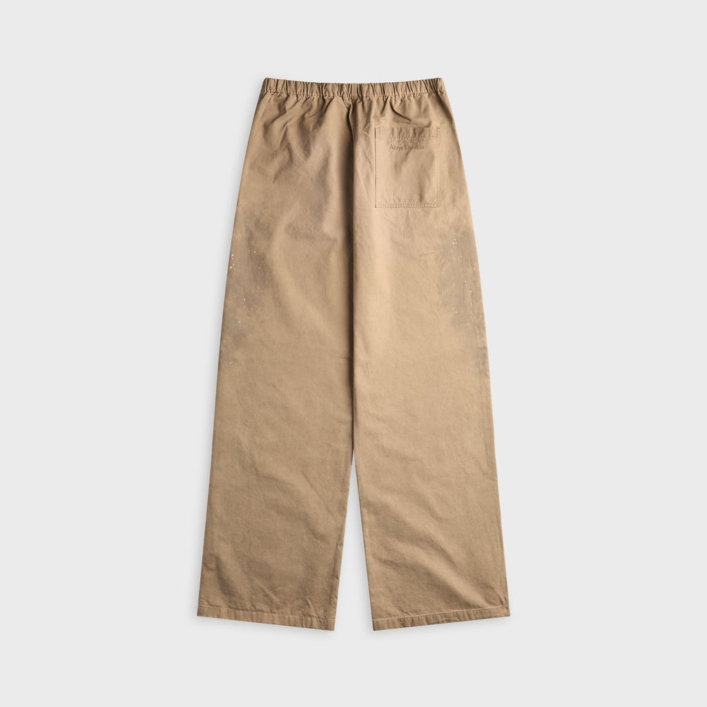 Acne Studios Washed Twill Trouser - Light Beige