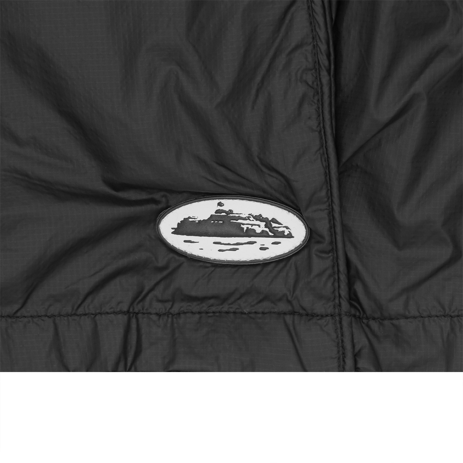 Corteiz ALCATRAZ NYLON PATCH SHORT [BLACK] CRTZRTW