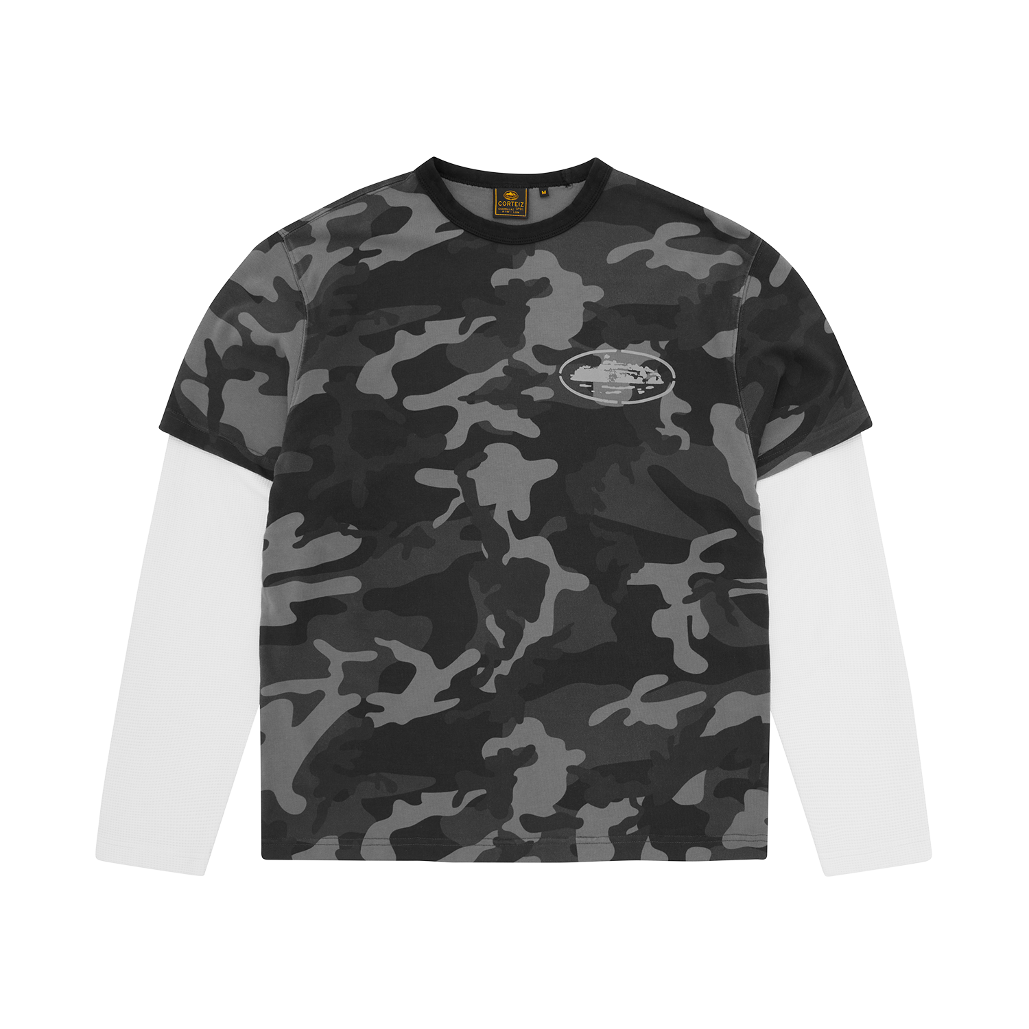 Corteiz ISLAND HYBRID THERMAL LS [BLACK CAMO] CRTZRTW