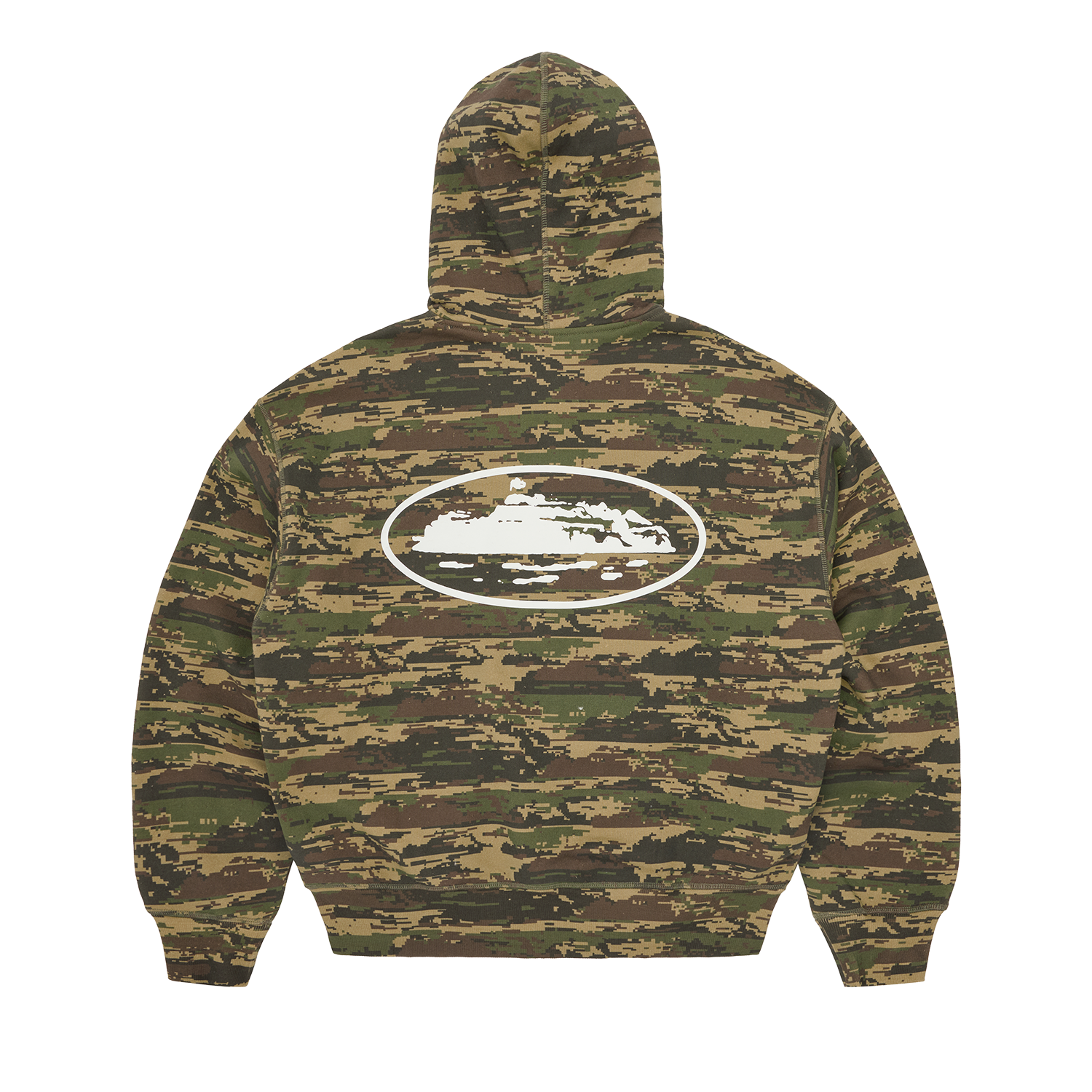 Corteiz ISLAND PUFF PRINT ZIP HOODIE [DIGI CAMO] CRTZRTW