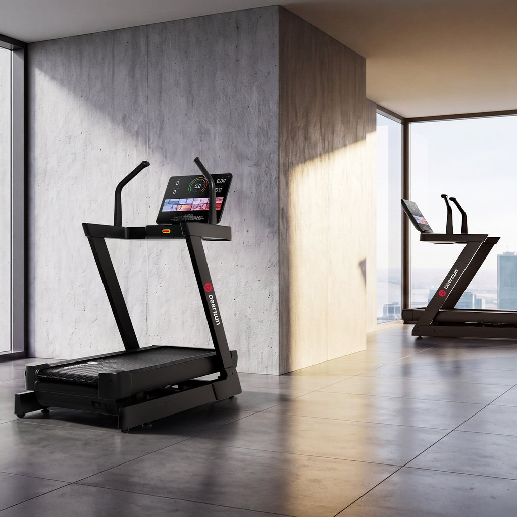 DeerRun Apex Titan 1 -6% Decline to 48% Incline Real Terrain Training Treadmill