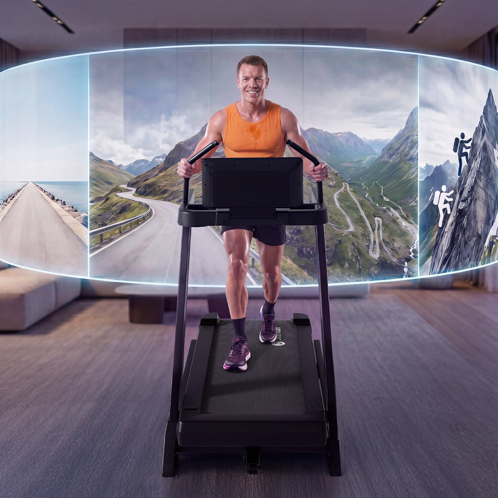 DeerRun Apex Titan 1 -6% Decline to 48% Incline Real Terrain Training Treadmill