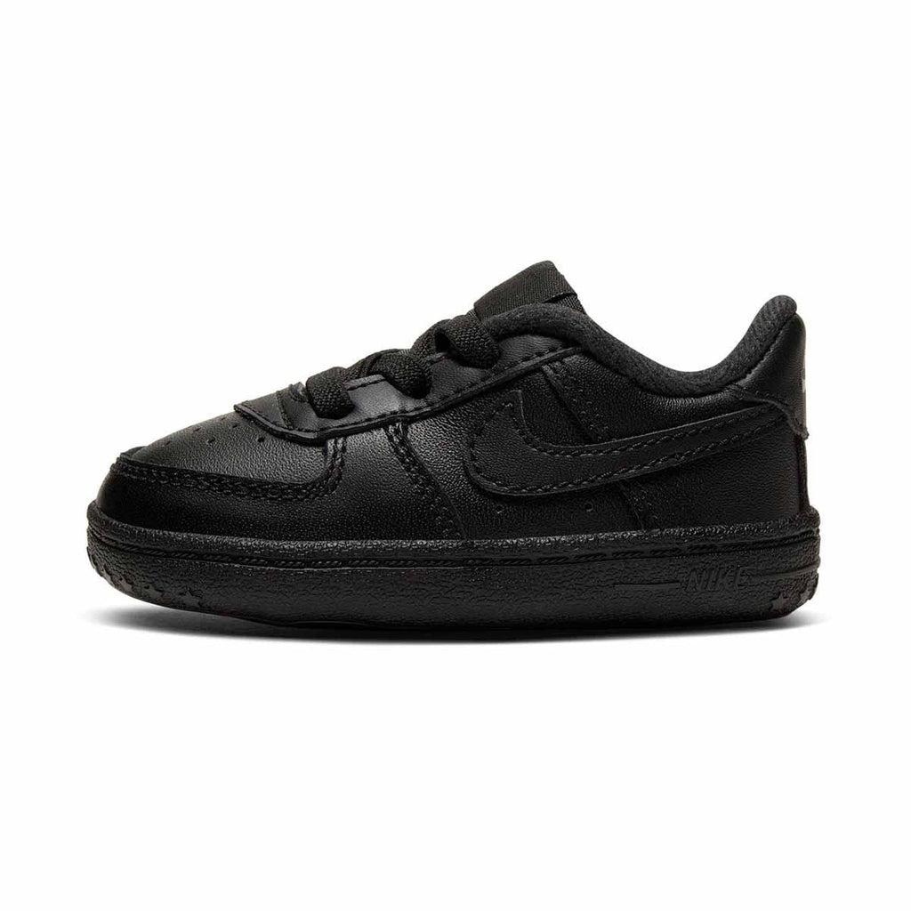 Nike Force 1 'Triple Black' Crib Baby Bootie