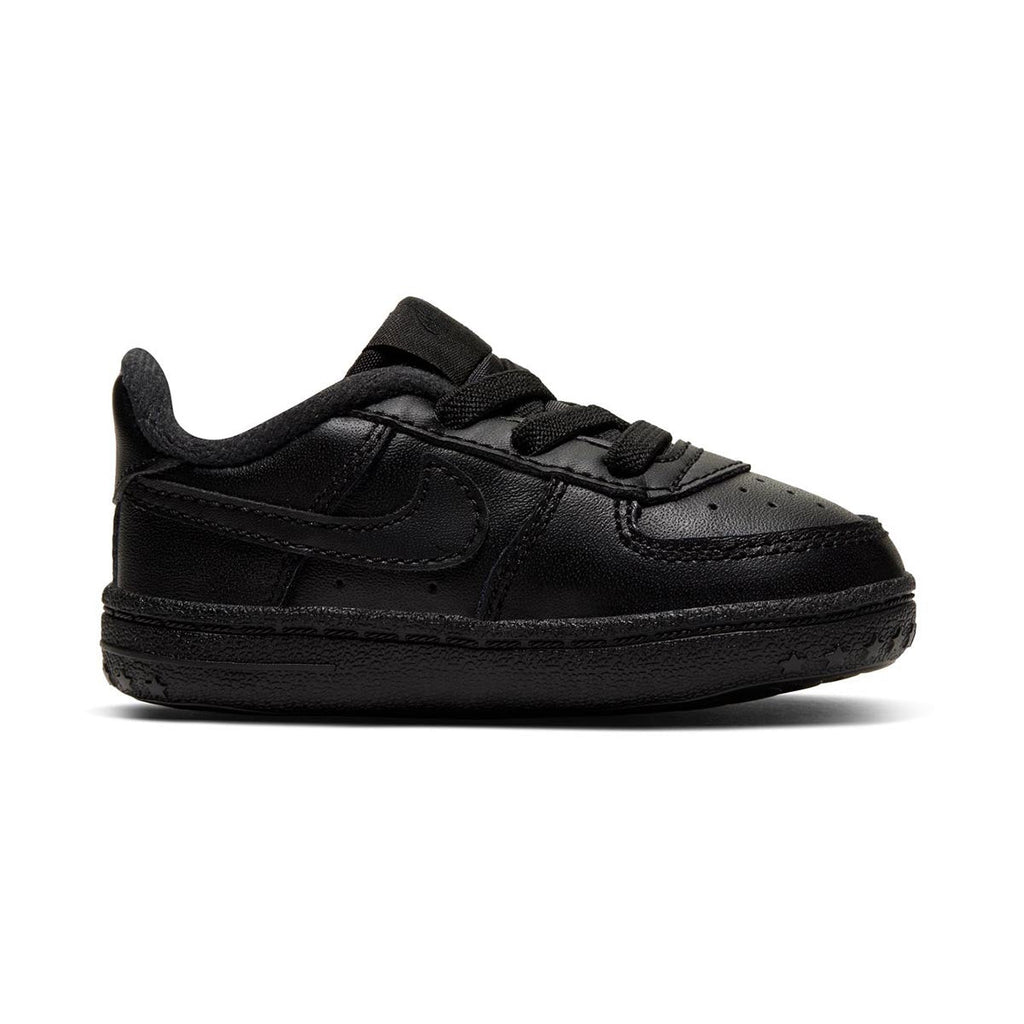 Nike Force 1 'Triple Black' Crib Baby Bootie
