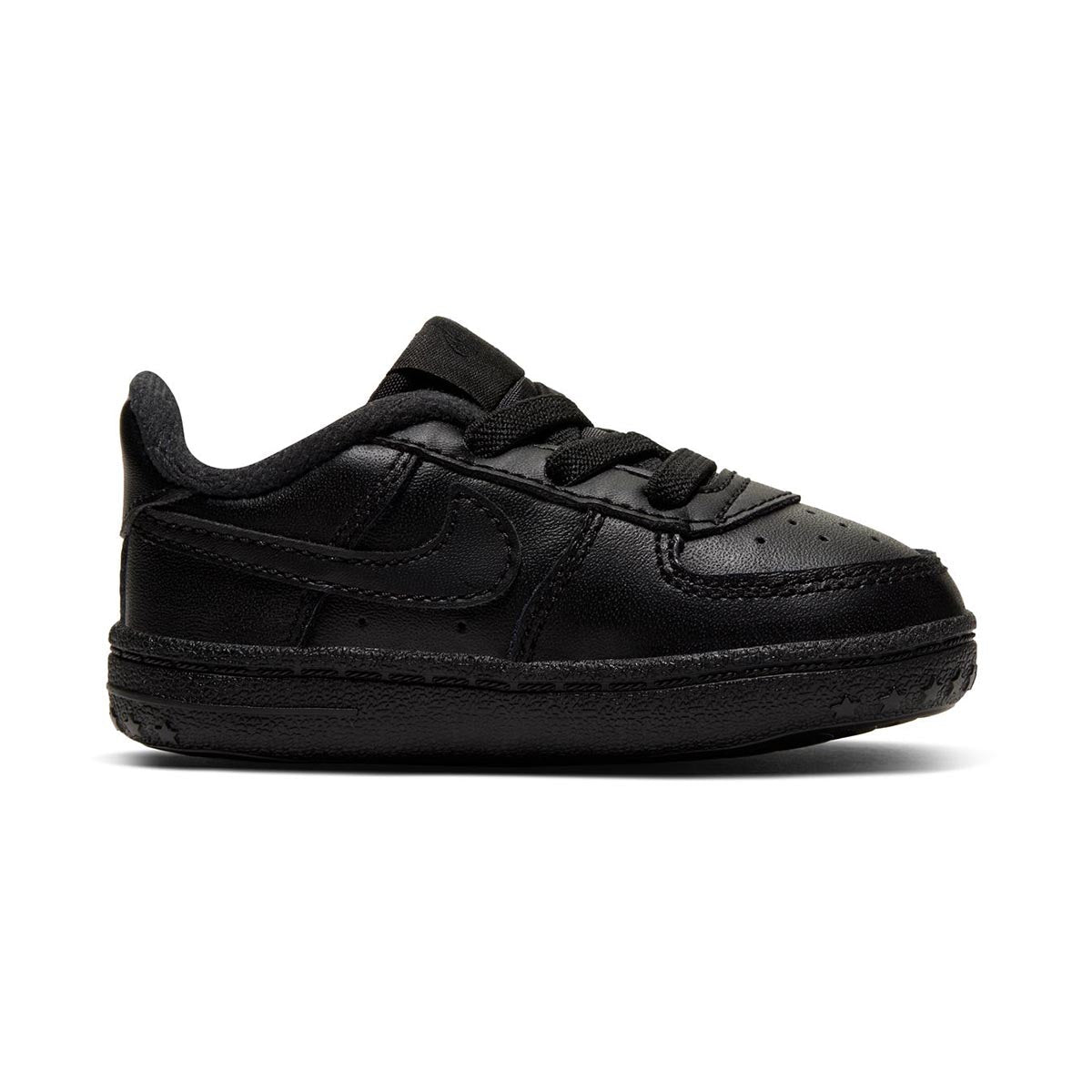 Nike Force 1 'Triple Black' Crib Baby Bootie