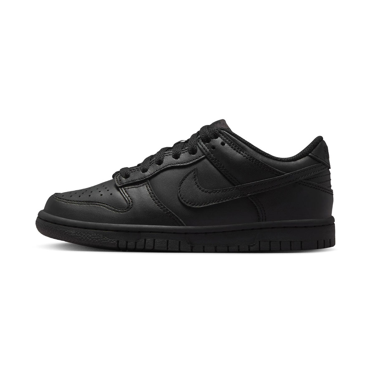 Nike Dunk Low 'Triple Black' Big Kids' Shoes
