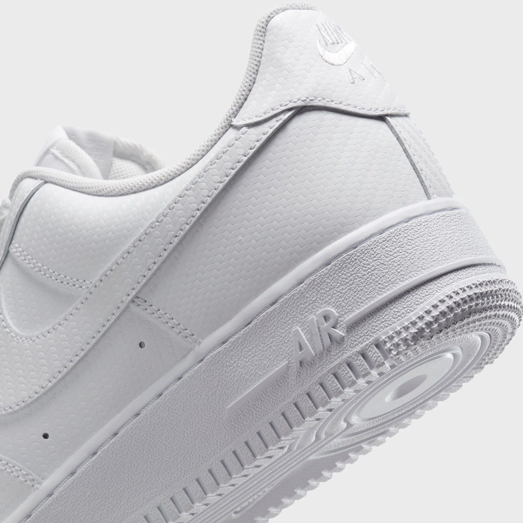 Nike Air Force 1 '07 LV8 - Carbon Fiber White / White