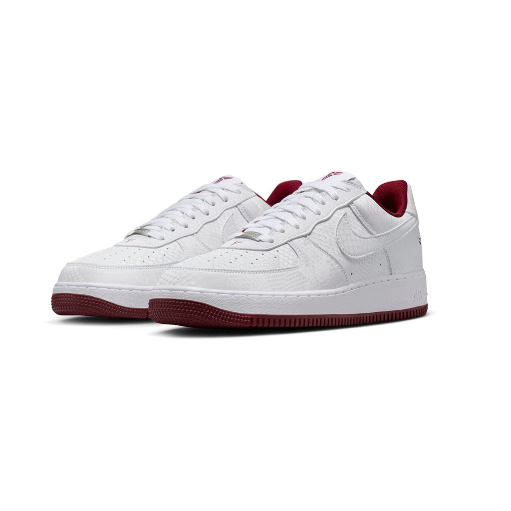 Kobe Air Force 1 Low 'White Team Red' Men's Shoes