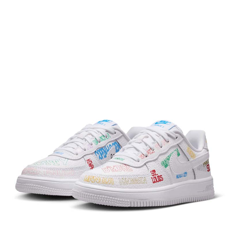 Nike Force 1 Low LV8 3 'On Tour' (PS) - White/White