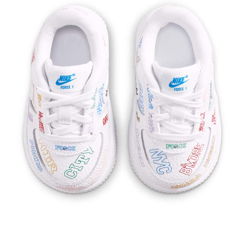 Nike Force 1 Low LV8 3 'On Tour' (TD) - White/White
