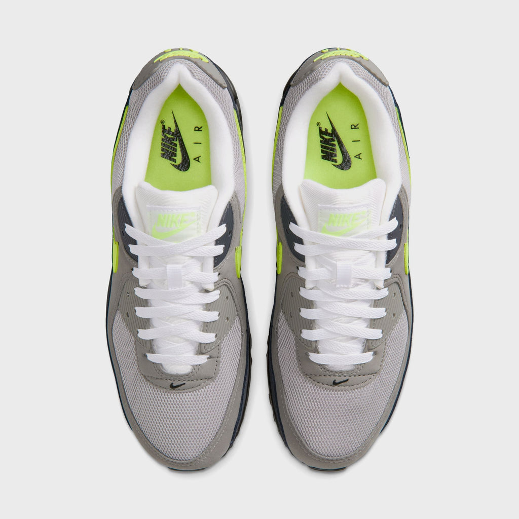 Nike Air Max 90 - Black / Anthracite / Light Charcoal / Neon Yellow