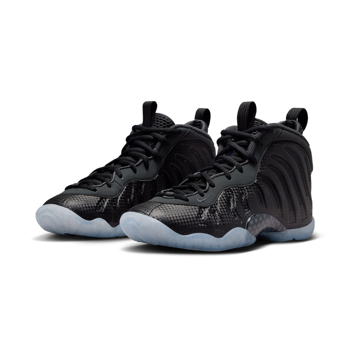 Nike Little Posite One 'Carbon Fiber' Big Kids' Shoes