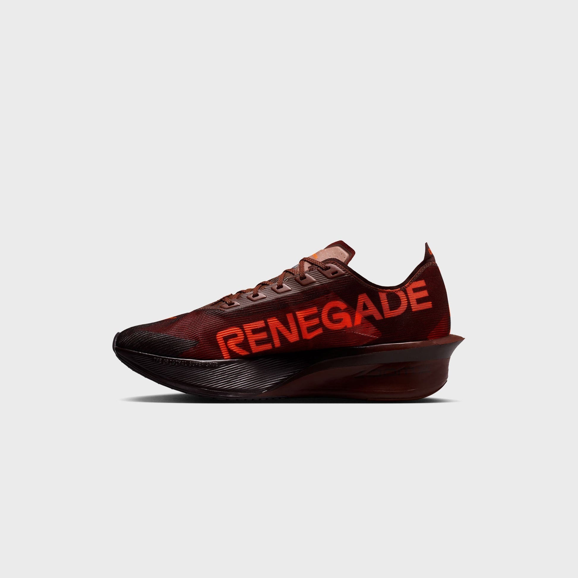 Nike x Renegade Running ZoomX Vaporfly Next 4 - Brown Basalt / Hyper Crimson